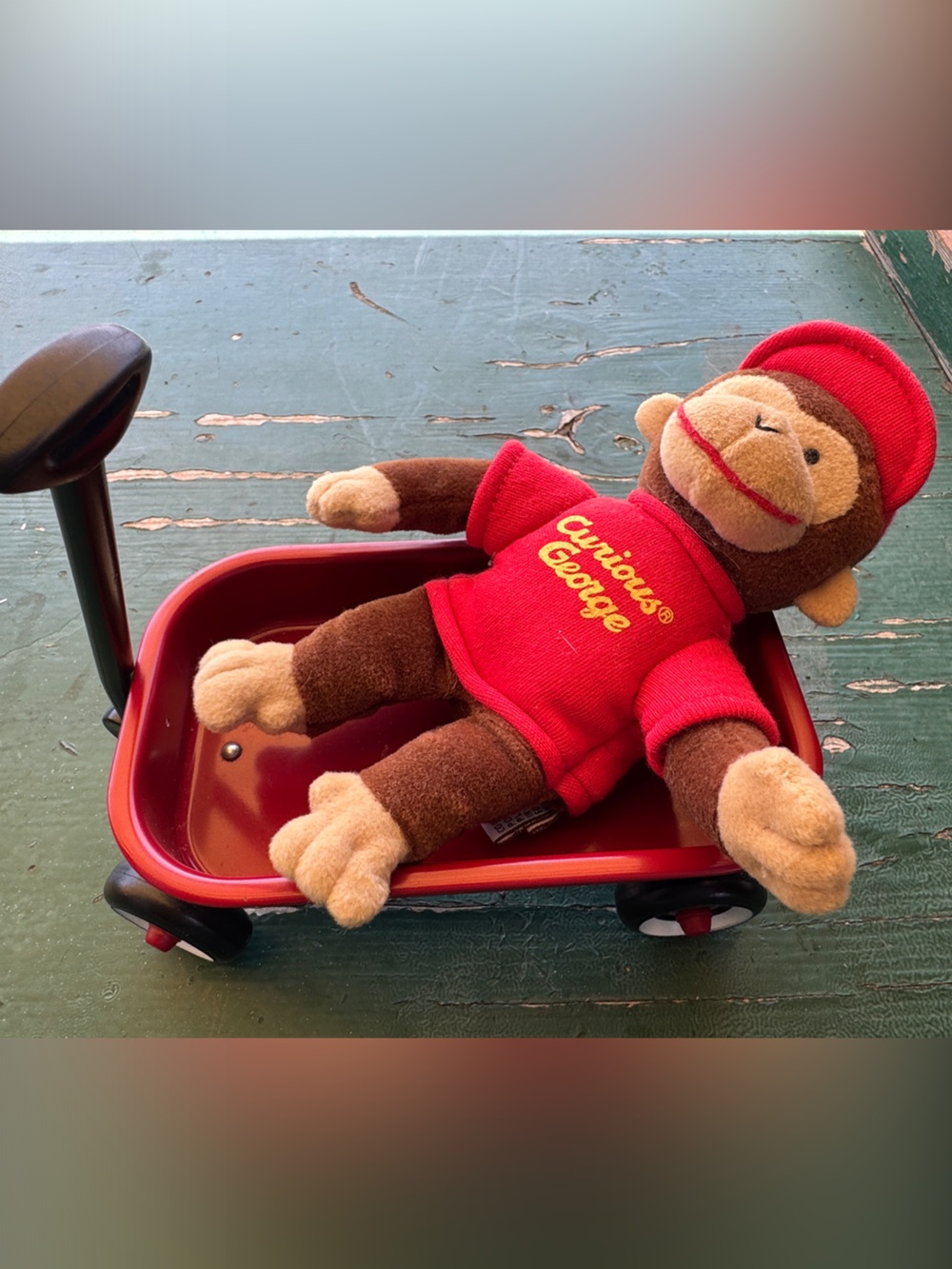Curious George Plush Monkey in Red Hoodie and Cap - Classic Character Toy